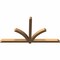 Ekena Millwork Redmond Smooth Timber Gable Bracket, Western Red Cedar, 84"W x 45"H x 3 1/2"D x 3 1/2"F, 13/12 Pitch GBW084X45X0404RED00SWR - alternate 2
